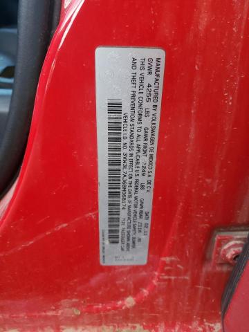 3VW3L7AJ6BM068174 - 2011 VOLKSWAGEN JETTA TDI 红色 照片 12