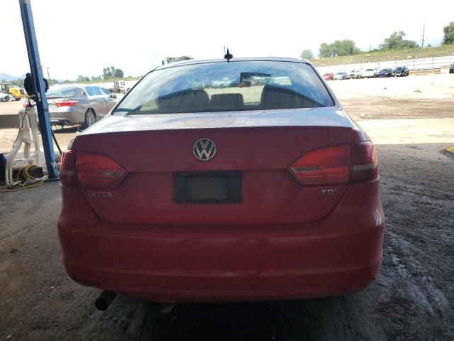 3VW3L7AJ6BM068174 - 2011 VOLKSWAGEN JETTA TDI 红色 照片 6