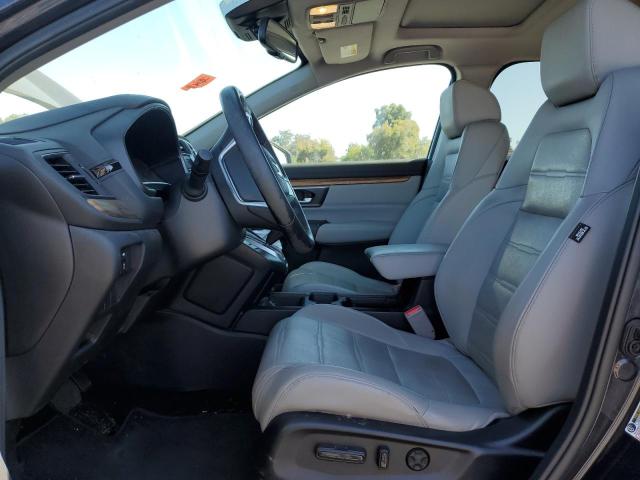 7FARW1H83JE015606 - 2018 HONDA CR-V EXL GRAY photo 7