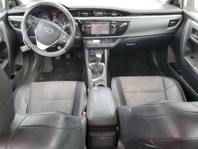 2T1BURHE5EC087067 - 2014 TOYOTA COROLLA L BLUE photo 8