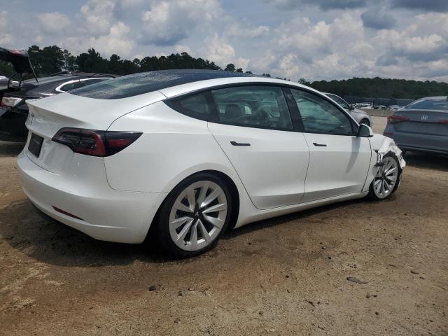 5YJ3E1EAXNF368457 - 2022 TESLA MODEL 3 Білий фото 3