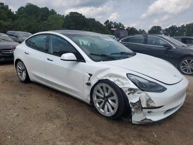 5YJ3E1EAXNF368457 - 2022 TESLA MODEL 3 Білий фото 4