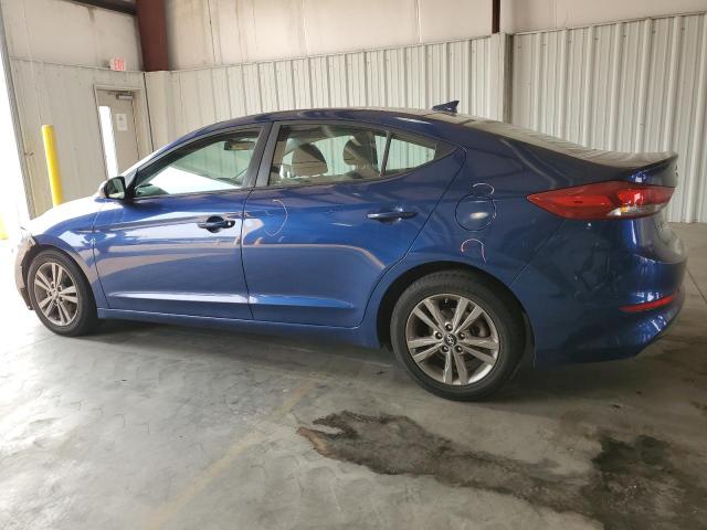 5NPD84LF8JH291708 - 2018 HYUNDAI ELANTRA SEL BLUE photo 2