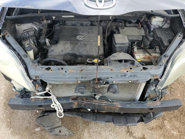 5TDDK3DC7BS003690 - 2011 TOYOTA SIENNA XLE GRAY photo 12