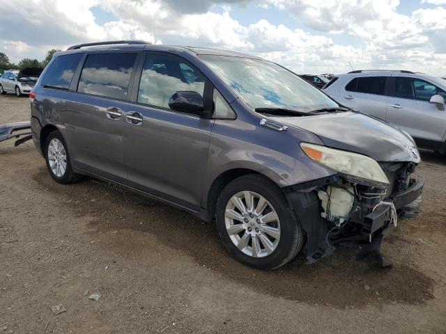 5TDDK3DC7BS003690 - 2011 TOYOTA SIENNA XLE GRAY photo 4