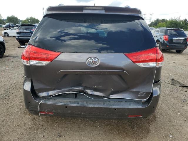 5TDDK3DC7BS003690 - 2011 TOYOTA SIENNA XLE GRAY photo 6