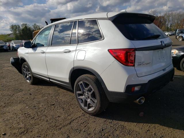 5FNYF8H52NB016421 - 2022 HONDA PASSPORT EXL WHITE photo 2