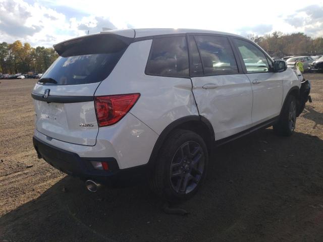 5FNYF8H52NB016421 - 2022 HONDA PASSPORT EXL WHITE photo 3