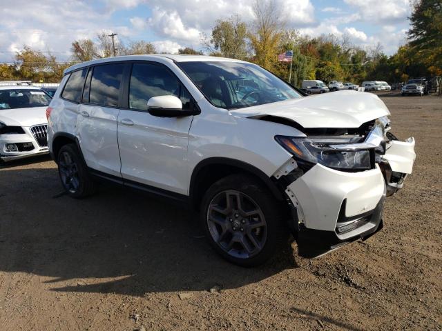 5FNYF8H52NB016421 - 2022 HONDA PASSPORT EXL WHITE photo 4