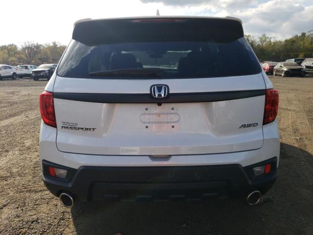 5FNYF8H52NB016421 - 2022 HONDA PASSPORT EXL WHITE photo 6