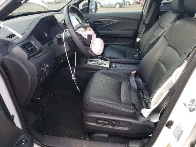 5FNYF8H52NB016421 - 2022 HONDA PASSPORT EXL WHITE photo 7