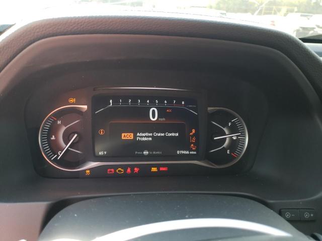 5FNYF8H52NB016421 - 2022 HONDA PASSPORT EXL WHITE photo 9