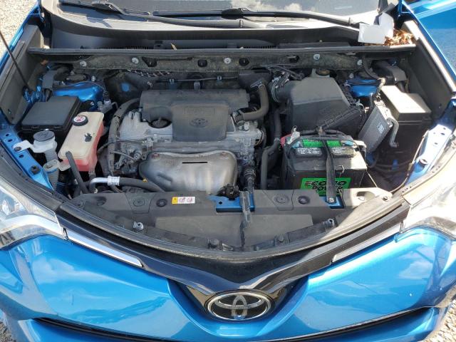 JTMBFREV8JJ255586 - 2018 TOYOTA RAV4 LE BLUE photo 12