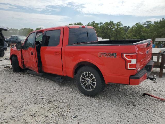 1FTEW1E57LKE78763 - 2020 FORD F150 SUPERCREW RED photo 2