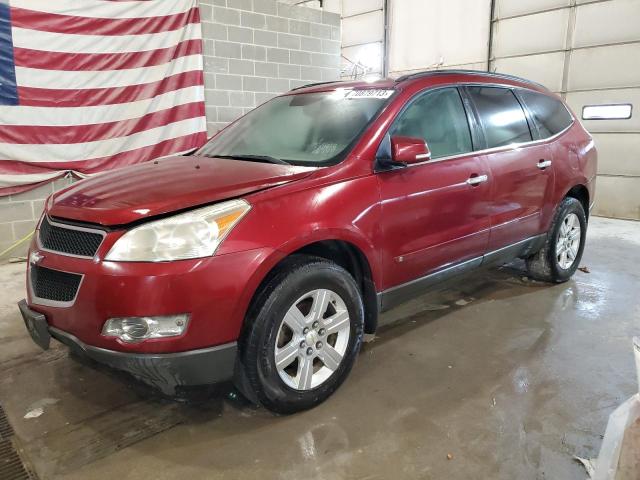 1GNLRGED8AS137417 - 2010 CHEVROLET TRAVERSE LT BURGUNDY photo 1