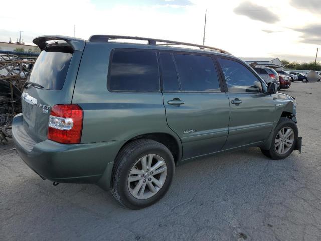 JTEEW21A870040324 - 2007 TOYOTA HIGHLANDER HYBRID GREEN photo 3