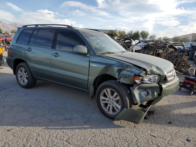 JTEEW21A870040324 - 2007 TOYOTA HIGHLANDER HYBRID GREEN photo 4