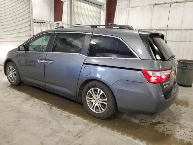 5FNRL5H62CB132526 - 2012 HONDA ODYSSEY EXL GRAY photo 2