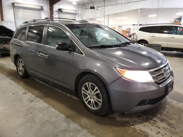 5FNRL5H62CB132526 - 2012 HONDA ODYSSEY EXL GRAY photo 4