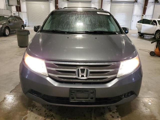 5FNRL5H62CB132526 - 2012 HONDA ODYSSEY EXL GRAY photo 5
