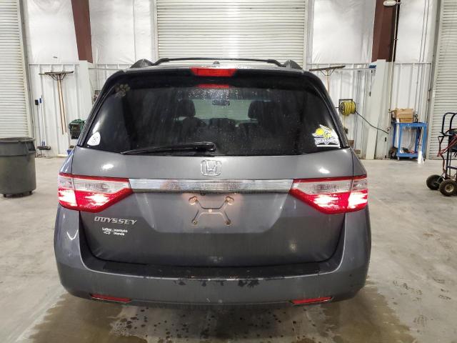 5FNRL5H62CB132526 - 2012 HONDA ODYSSEY EXL GRAY photo 6