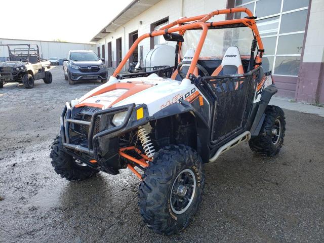 4XAVE76A8DF674388 - 2013 POLARIS RZR 800 S ORANGE photo 2