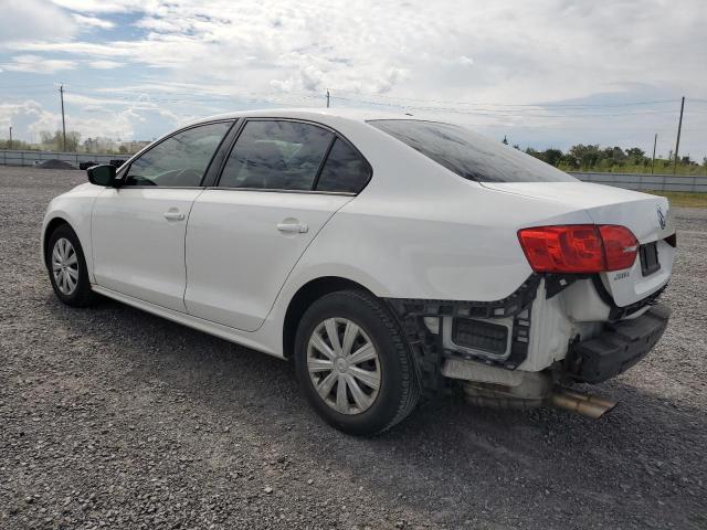 3VW2K7AJ7CM421635 - 2012 VOLKSWAGEN JETTA BASE WHITE photo 2