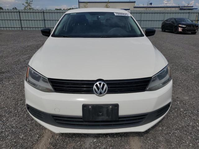 3VW2K7AJ7CM421635 - 2012 VOLKSWAGEN JETTA BASE WHITE photo 5