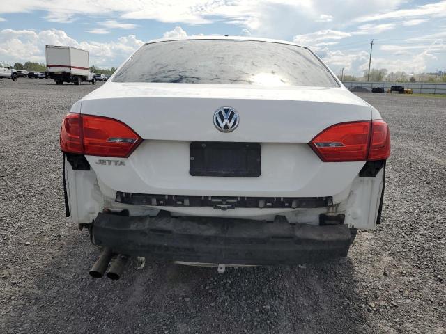 3VW2K7AJ7CM421635 - 2012 VOLKSWAGEN JETTA BASE WHITE photo 6