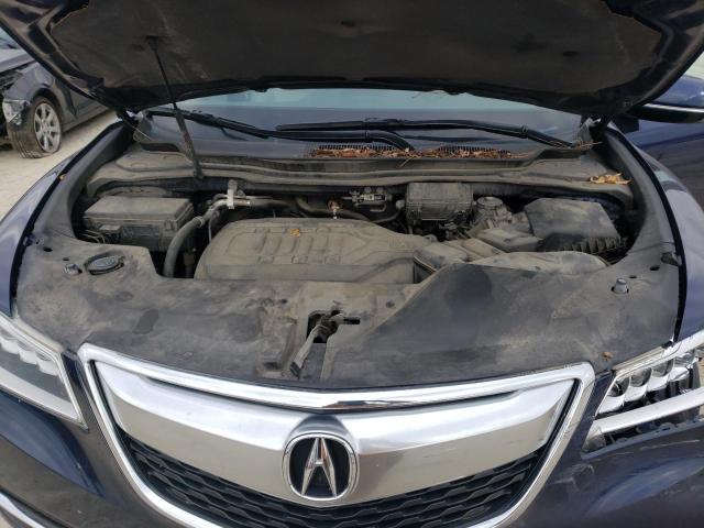 5FRYD4H48EB038394 - 2014 ACURA MDX TECHNOLOGY BLUE photo 12