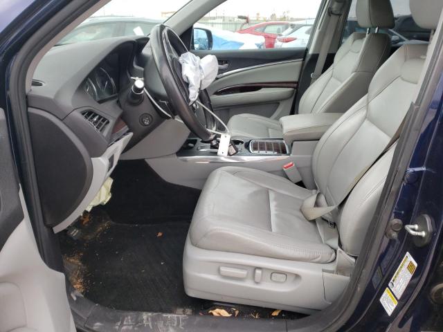 5FRYD4H48EB038394 - 2014 ACURA MDX TECHNOLOGY BLUE photo 7
