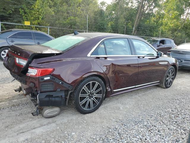 1LN6L9NP3K5614148 - 2019 LINCOLN CONTINENTAL RESERVE MAROON photo 3