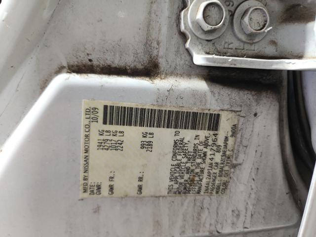 1N4AL2AP1AN417964 - 2010 NISSAN ALTIMA BASE WHITE photo 13