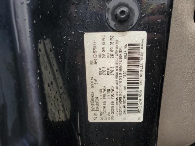 1D7HA18P57S222304 - 2007 DODGE RAM 1500 ST BLACK photo 12