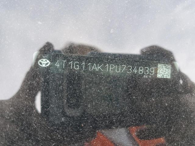 4T1G11AK1PU734839 - 2023 TOYOTA CAMRY SE NIGHT SHADE BLACK photo 12