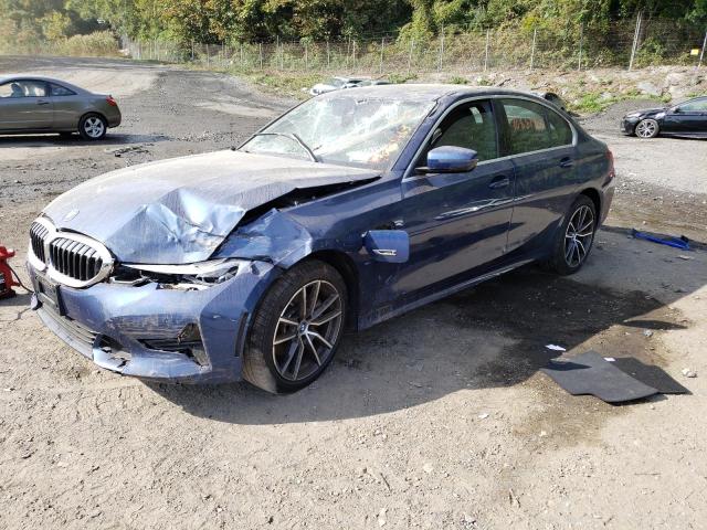 3MW5P9J00N8C53561 - 2022 BMW 330XE Կապույտ լուսանկար 1