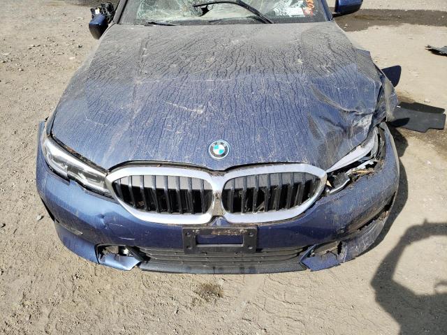 3MW5P9J00N8C53561 - 2022 BMW 330XE Կապույտ լուսանկար 11
