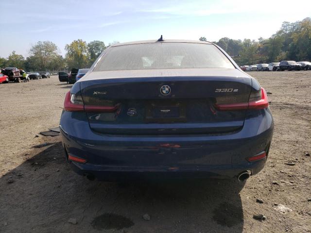 3MW5P9J00N8C53561 - 2022 BMW 330XE Կապույտ լուսանկար 6
