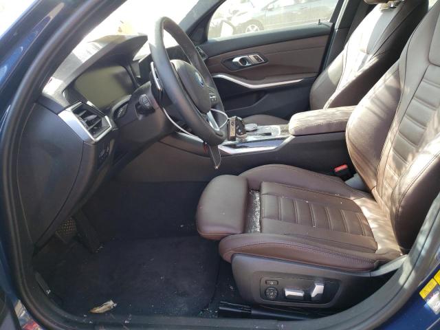 3MW5P9J00N8C53561 - 2022 BMW 330XE Կապույտ լուսանկար 7