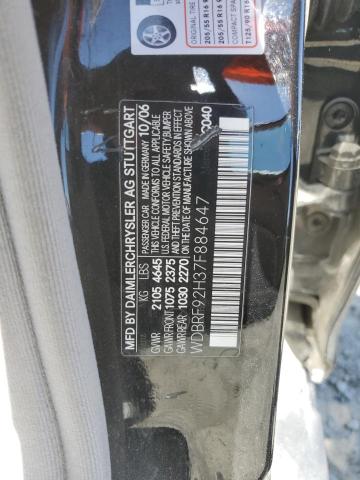 WDBRF92H37F884647 - 2007 MERCEDES-BENZ C 280 4MATIC BLACK photo 12