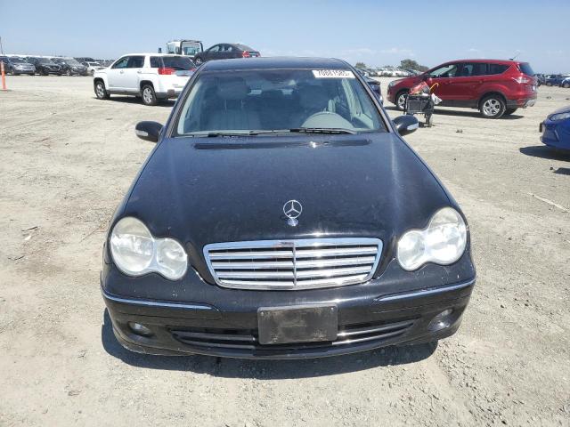 WDBRF92H37F884647 - 2007 MERCEDES-BENZ C 280 4MATIC BLACK photo 5