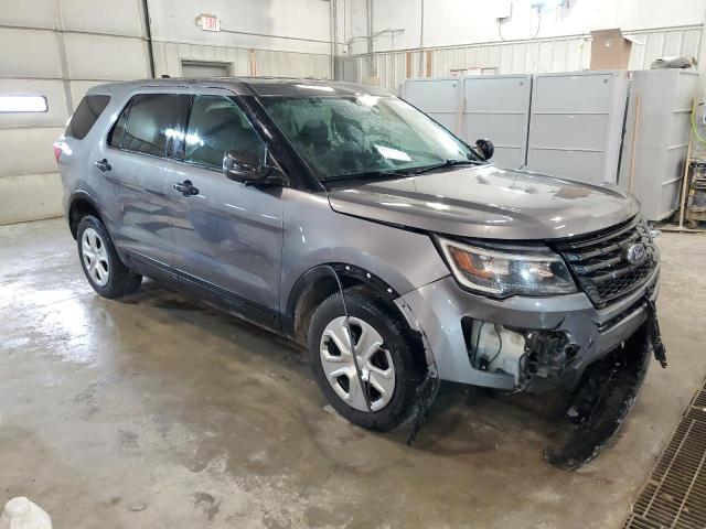 1FM5K8AR3HGD25798 - 2017 FORD EXPLORER POLICE INTERCEPTOR 灰色 照片 4