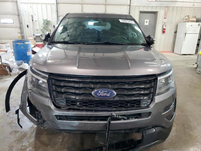 1FM5K8AR3HGD25798 - 2017 FORD EXPLORER POLICE INTERCEPTOR 灰色 照片 5
