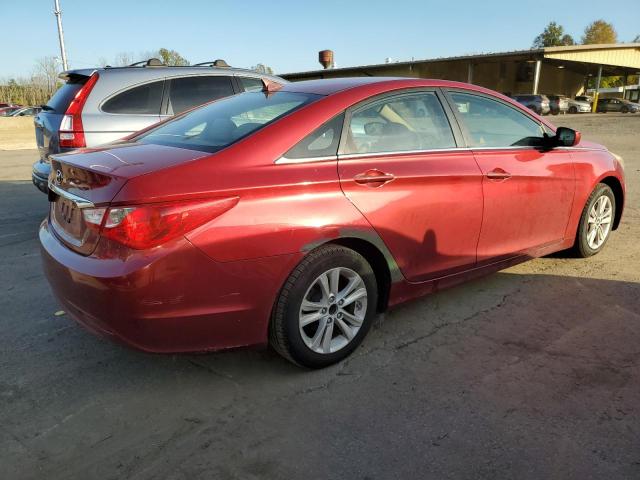 5NPEB4AC3BH091352 - 2011 HYUNDAI SONATA GLS RED photo 3