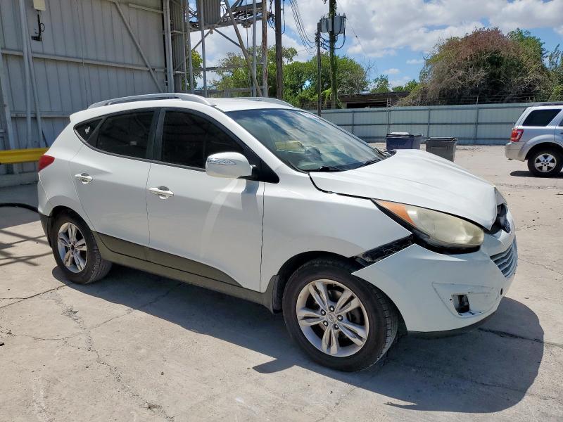 KM8JU3AC6DU622308 - 2013 HYUNDAI TUCSON GLS 白色 照片 4