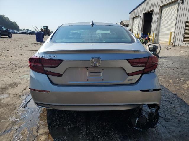 1HGCV3F13KA012285 - 2019 HONDA ACCORD HYBRID ვერცხლისფერი ფოტო 6