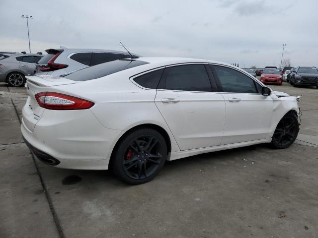 3FA6P0K93DR310415 - 2013 FORD FUSION TITANIUM WHITE photo 3