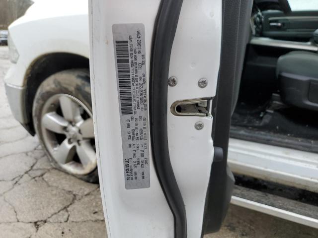 1C6RR6LT8KS573569 - 2019 RAM 1500 CLASS SLT თეთრი ფოტო 12