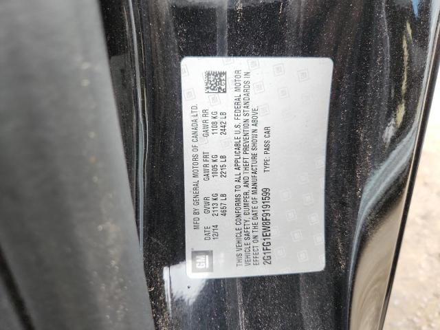 2G1FG1EW8F9191599 - 2015 CHEVROLET CAMARO SS BLACK photo 12