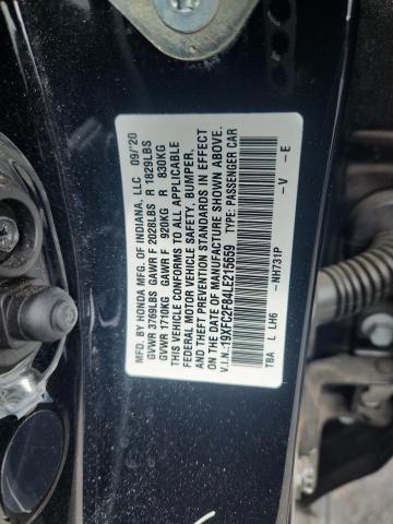 19XFC2F84LE215659 - 2020 HONDA CIVIC SPORT BLACK photo 13